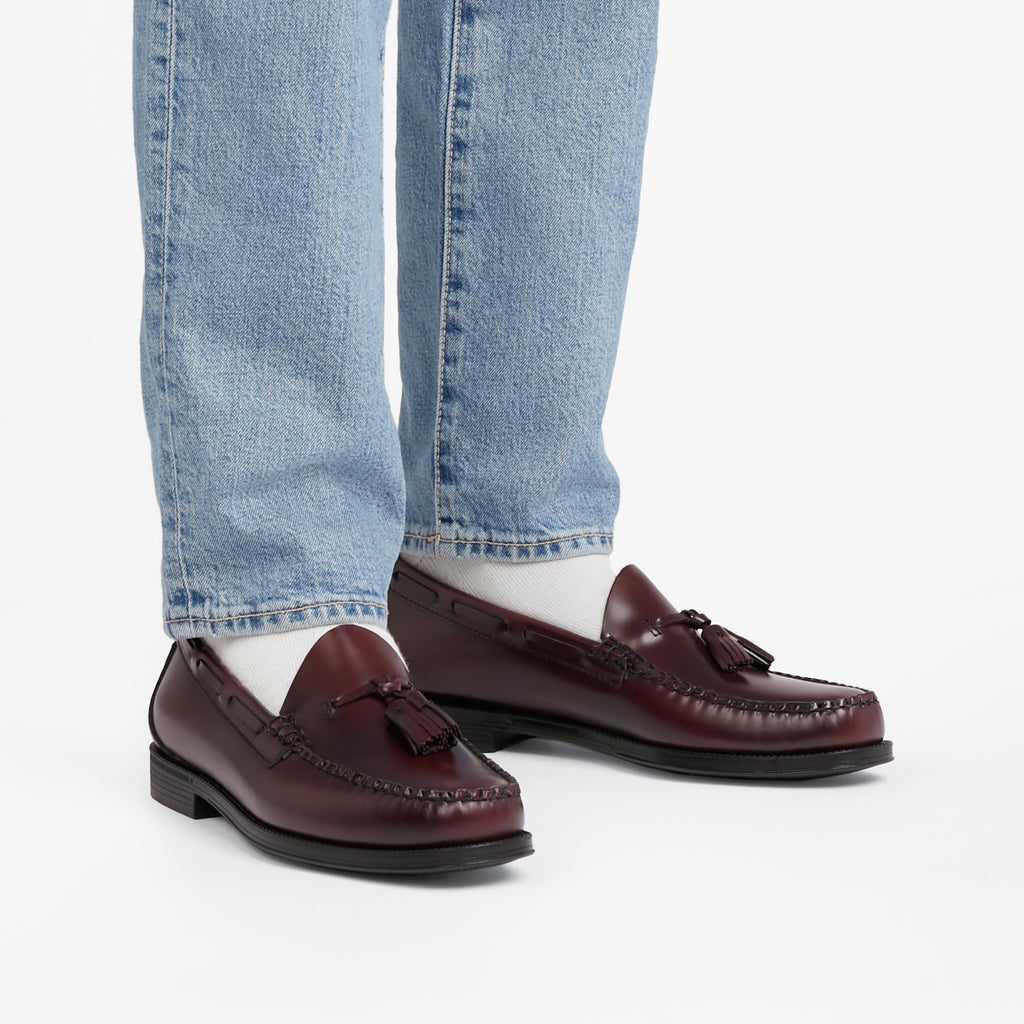 Wine Loafers Mens | Weejuns Larkin Tassel Loafers – G.H.BASS 1876