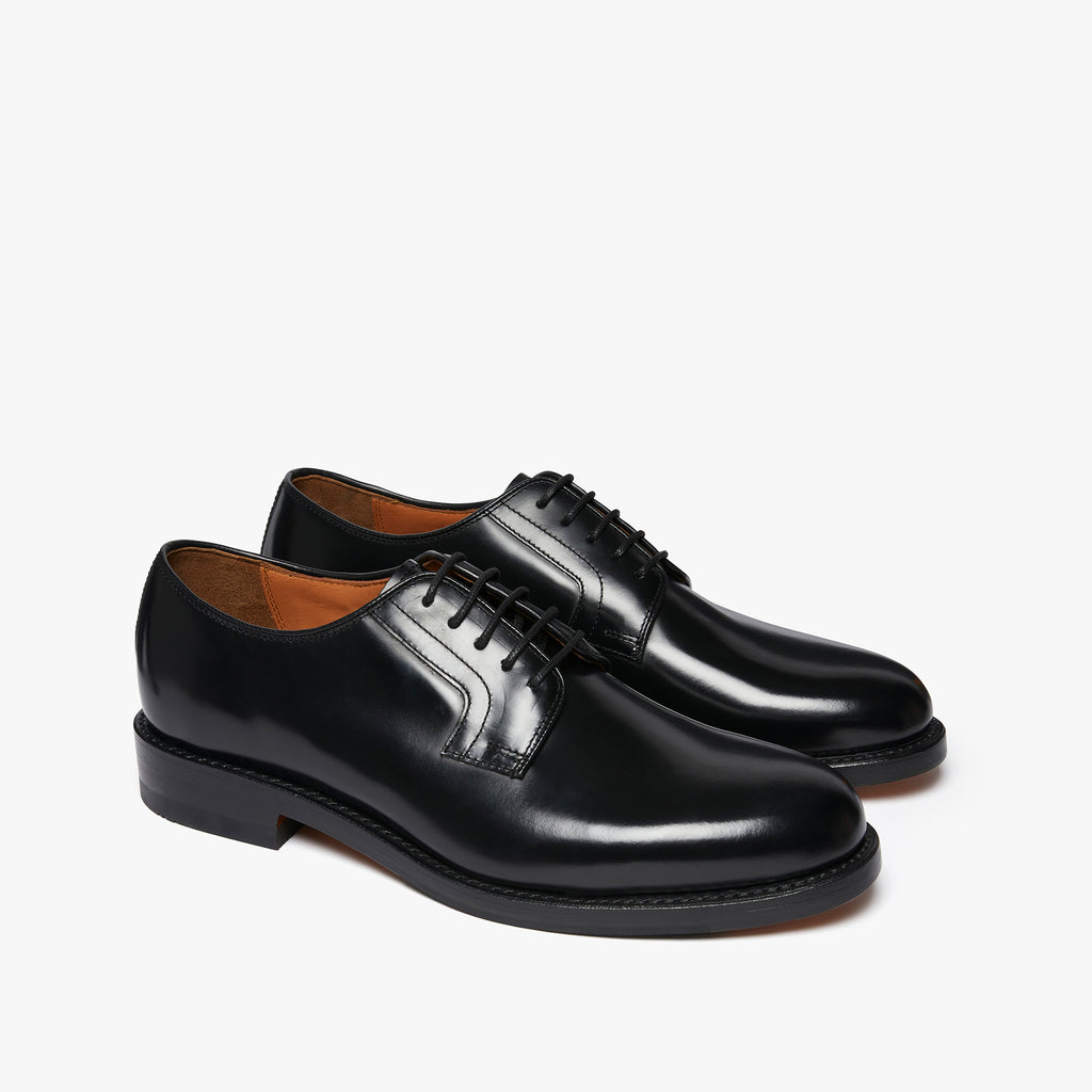 G.H. Bass & Co. Black Leather Lace-Up Derbys BASS Comfort Black Pebbled Leather Lex Men main image 4