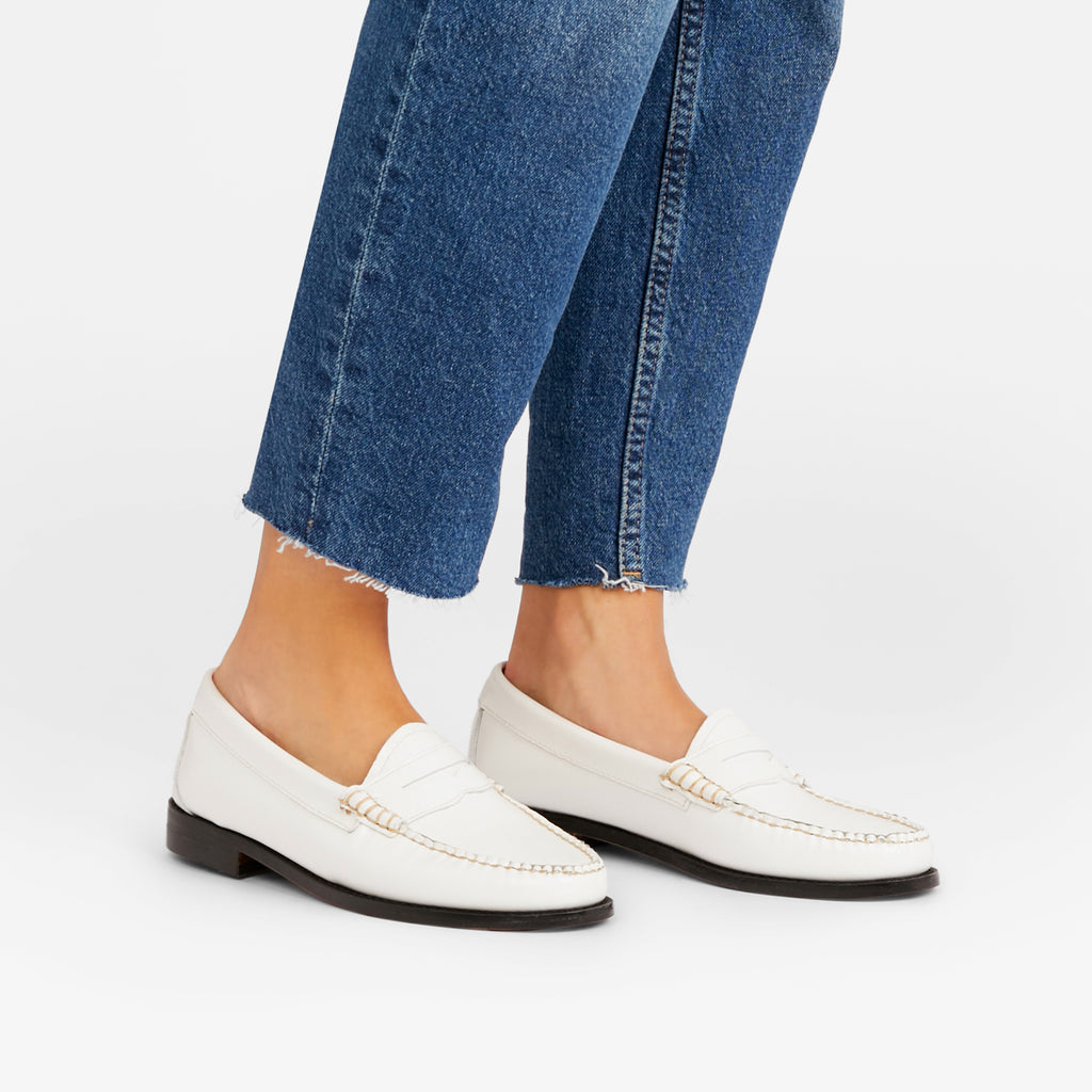 weejuns penny loafers black leather