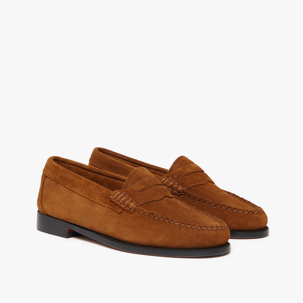GH BASS Tassel Weejun Penny Loafer Tan Brown Suede Men\'s 8 Women’s 9/9.5 Mens Logan Weejuns® Penny Loafer Brown | G.H. Bass main image 3