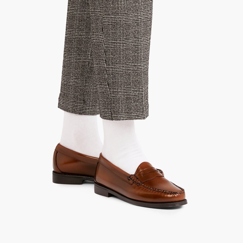 G.H. Bass & Co. Leather Penny Loafers in Cognac Brown G.H.BASS Weejuns Penny Loafers Cognac Leather main image 3