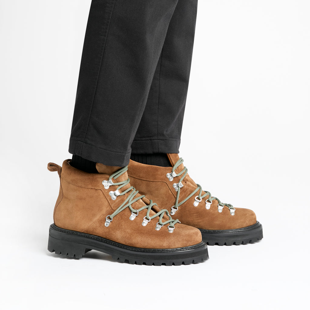 Mason Alpine Boots in a Soft Mid Brown Suede G.H.BASS G.H.BASS 1876