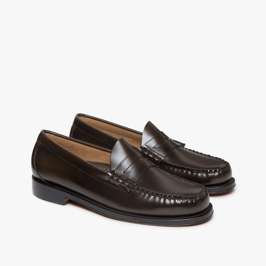 Weejuns Larson Penny Loafers In a Chocolate Leather