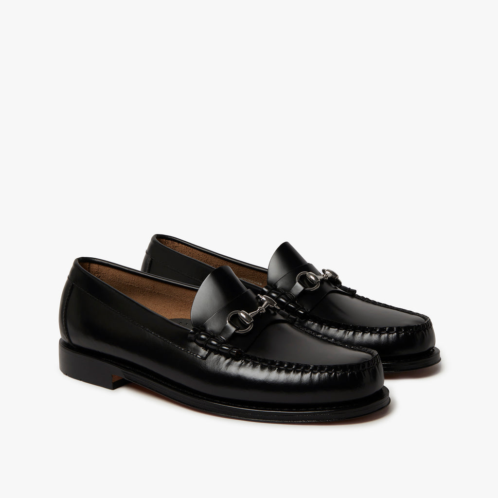 G.H. Bass & Co. Black Leather Horsebit Loafers G.H Bass Lianna Mule Weejuns Horsebit Leather Shoes Black  main image 3