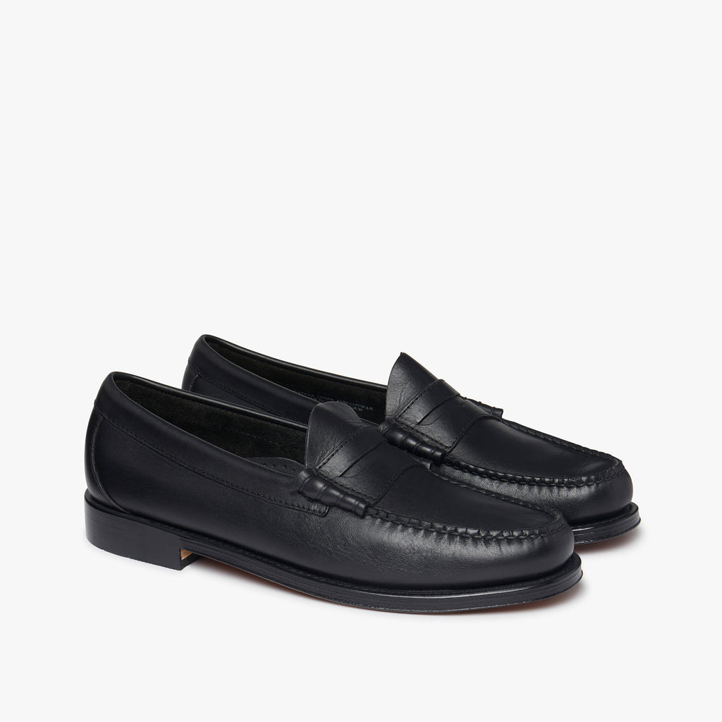 GH Bass & Co Darren Black Leather Loafers Men’s Sz 8 W Classic Genuine Leather GH Bass & Co Men main image 4
