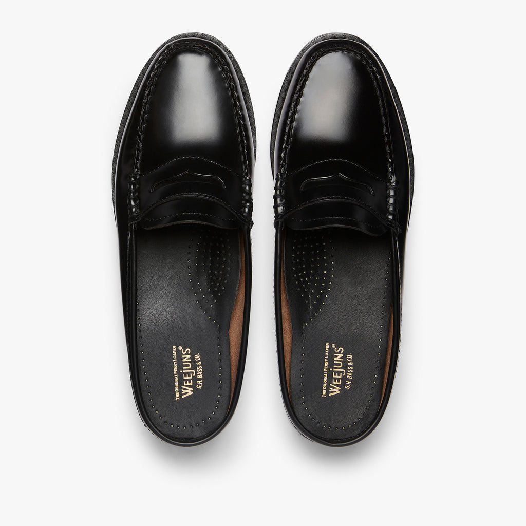 G.H.BASS LINCOLN BLACK（LEATHER SOLE） 26㎝（Weejuns Penny Slides 