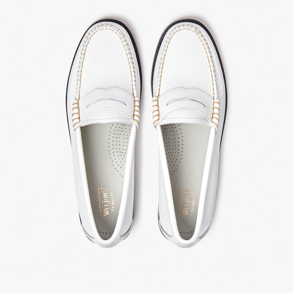 weejuns penny loafers black leather