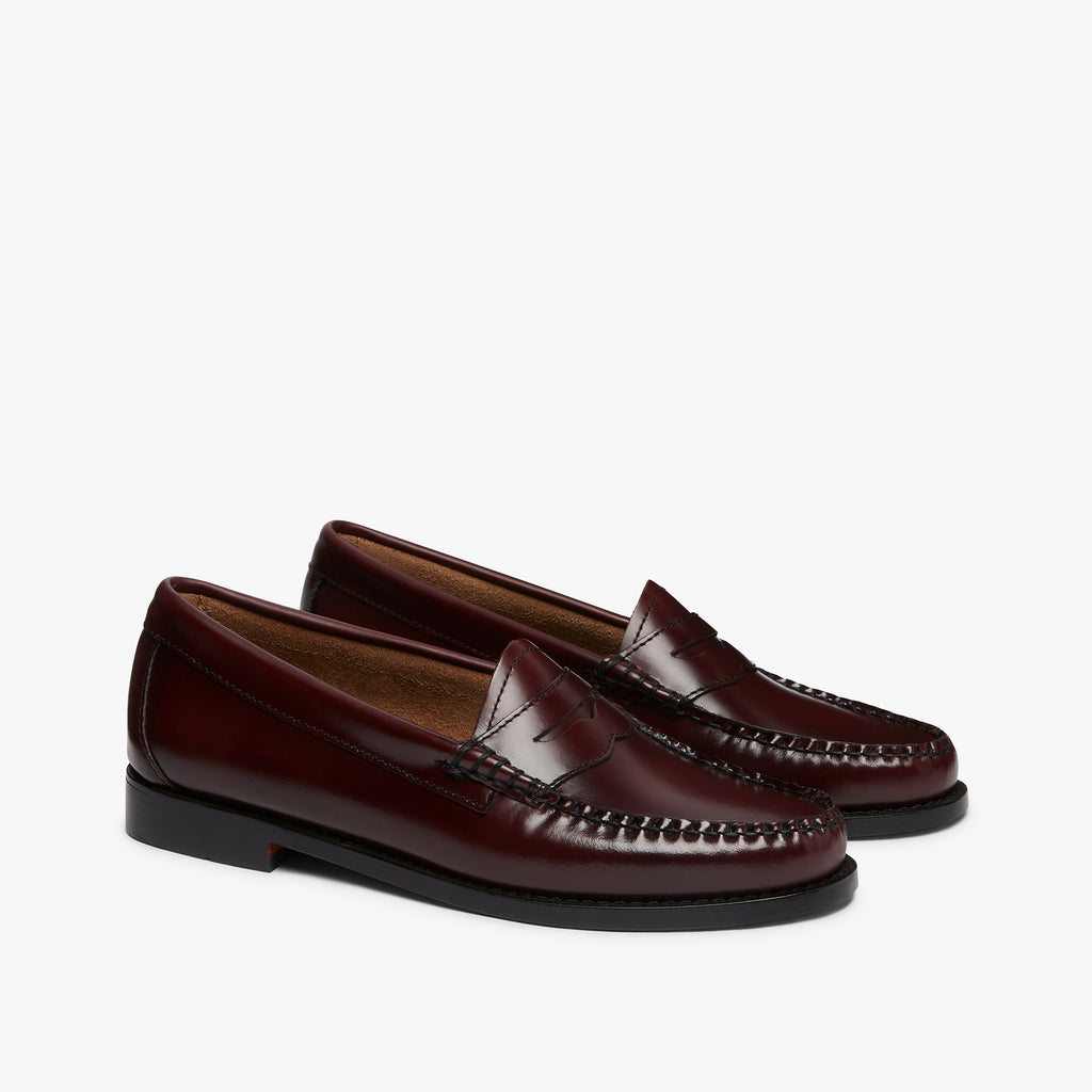Bass Weejuns Burgundy Burgundy Leather Loafers – 1876