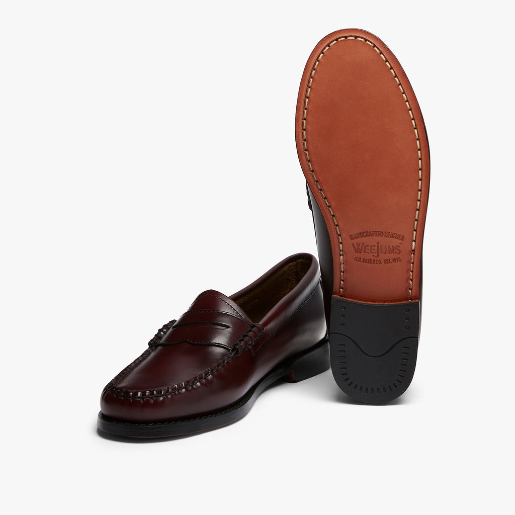 Bass Weejuns Burgundy | Burgundy Leather Loafers – G.H.BASS 1876 display picture 2
