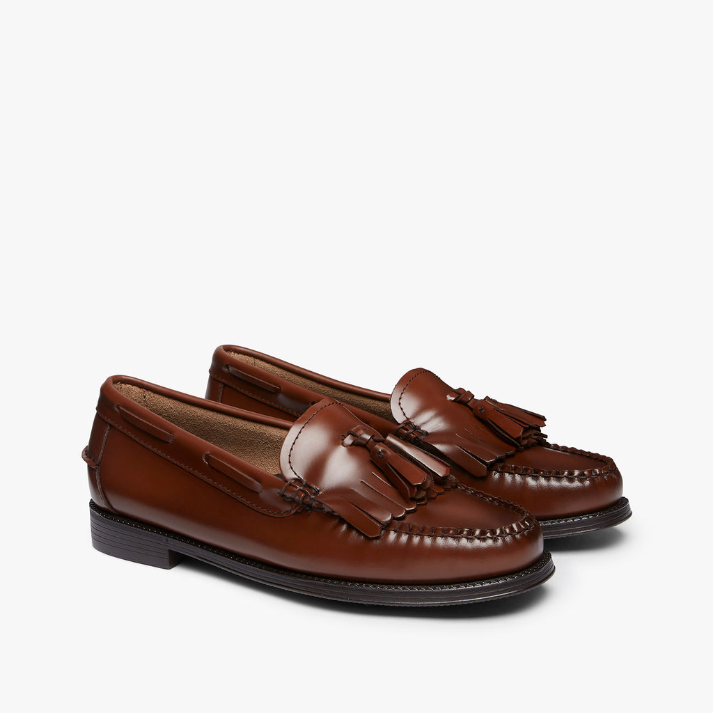Cognac Leather Loafers Womens Tassel Loafers Womens – 1876