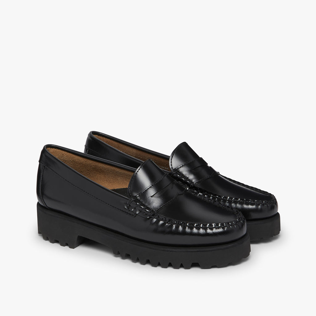 Black Penny Loafers | Womens Leather Loafers – G.H.BASS 1876