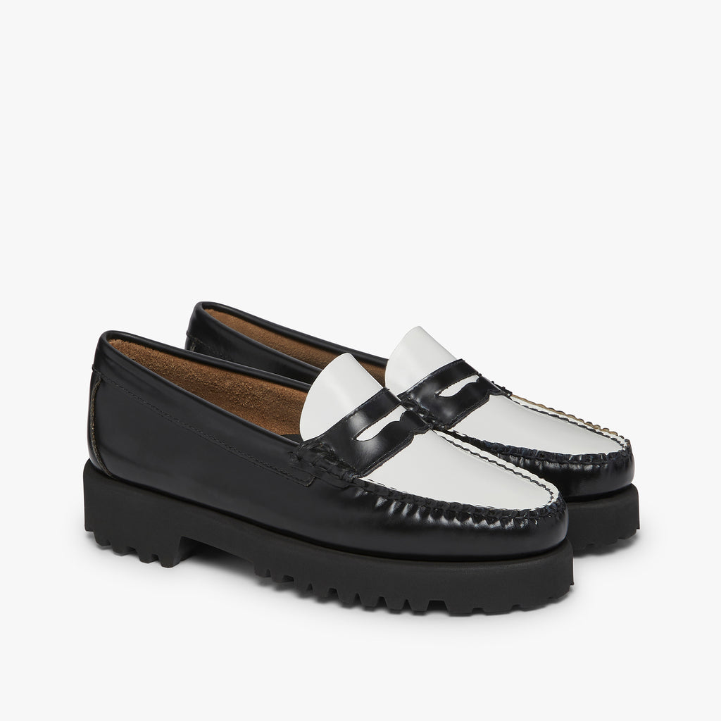 Black And White Loafers Womens Weejuns 90S Penny Loafers –