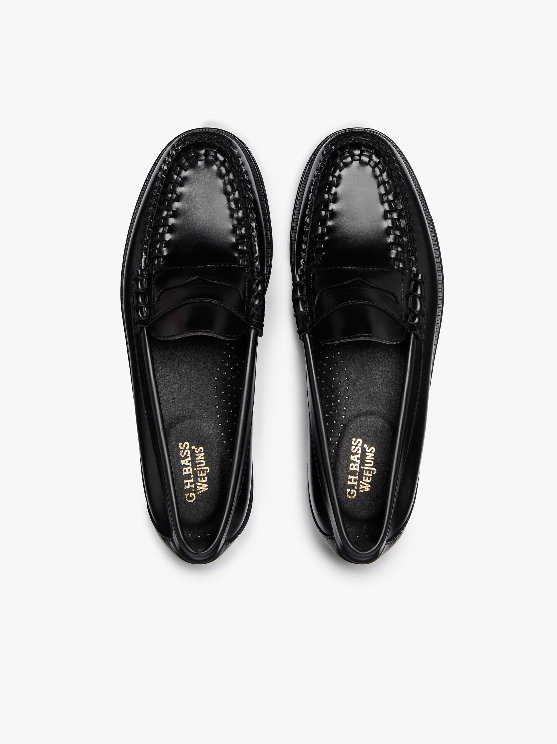 The Weejuns Larson Weave Loafers With Contrast Weave - G.H.BASS