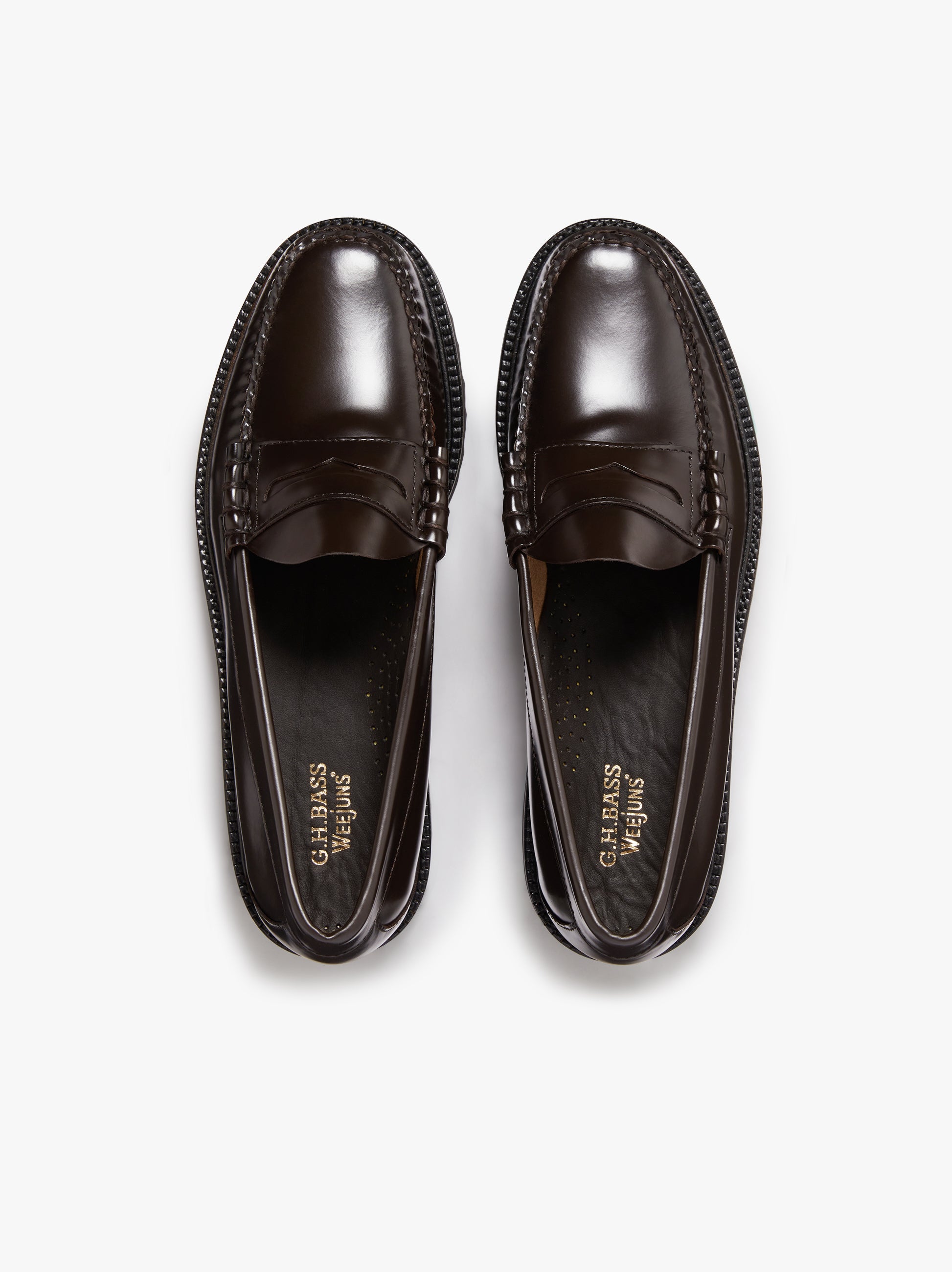 Weejuns Lug Larson Penny Loafers – G.H.BASS 1876
