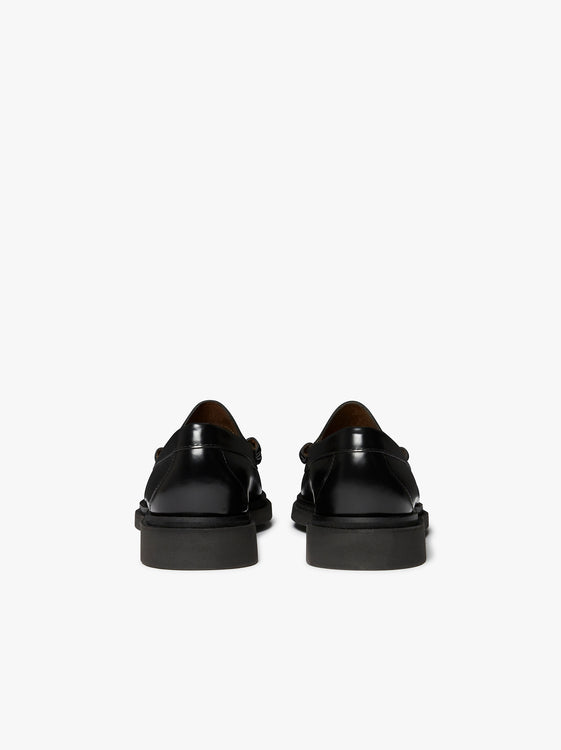 weejuns larson penny loafers black leather
