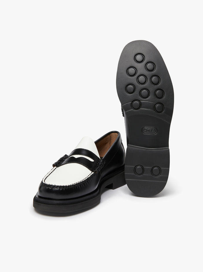 weejuns larson penny loafers black leather