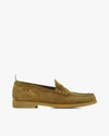 Easy Weejuns Larson Suede Penny Loafers Mid Brown Suede