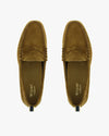 Easy Weejuns Larson Suede Penny Loafers Mid Brown Suede
