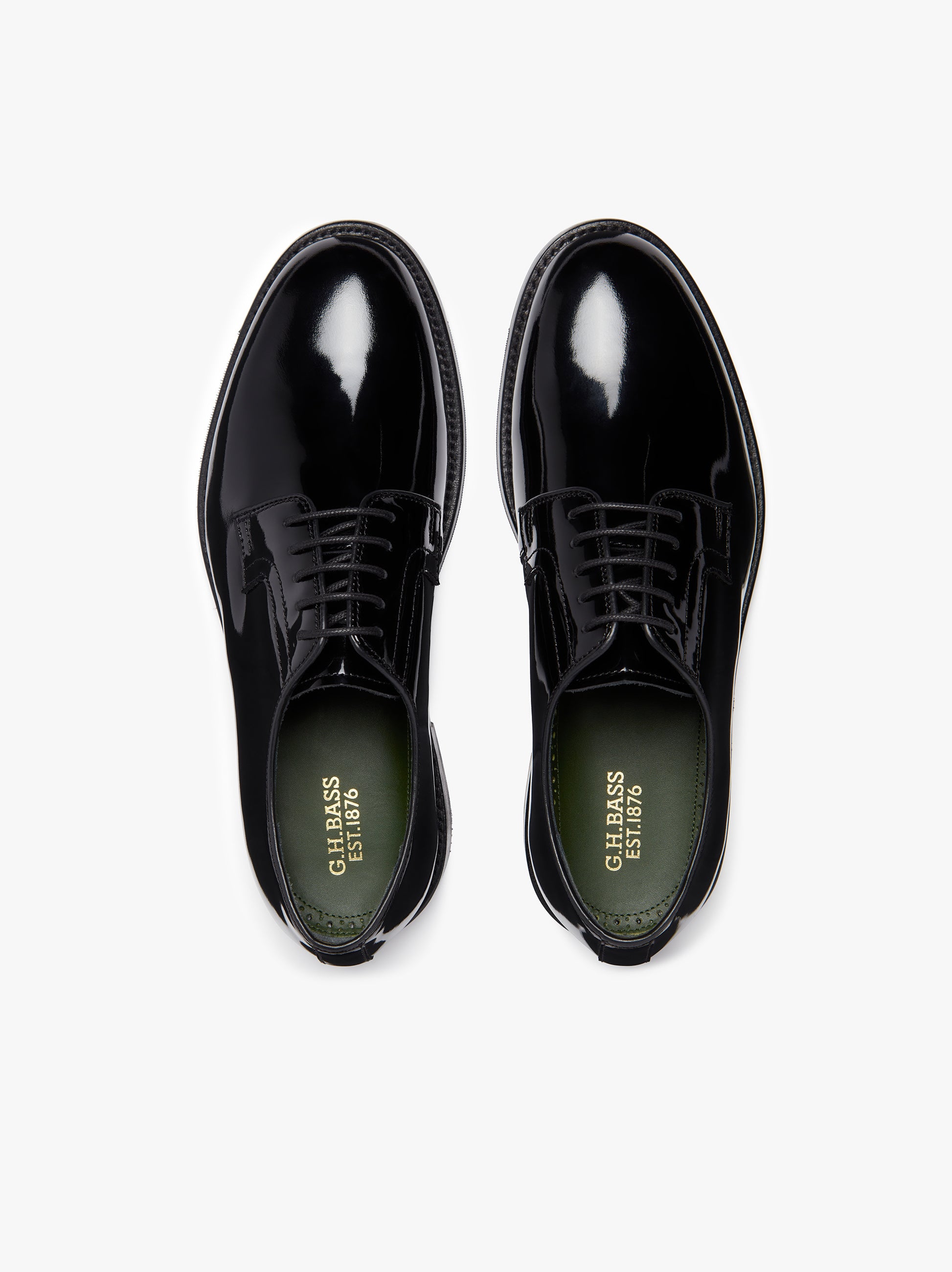 Monogram Patent Derby G.H.BASS 1876
