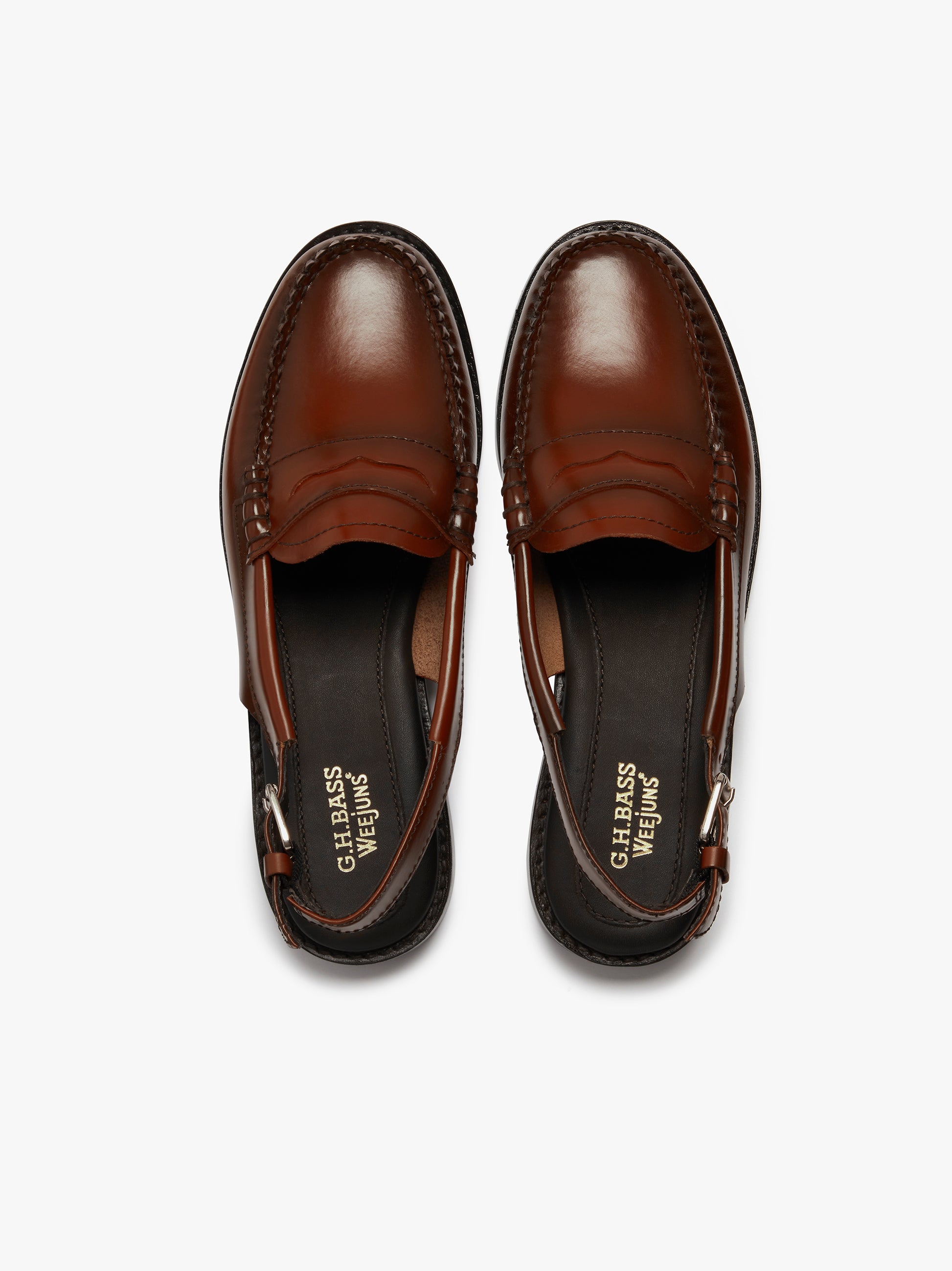 Weejuns Slingback Penny Loafers – G.H.BASS 1876