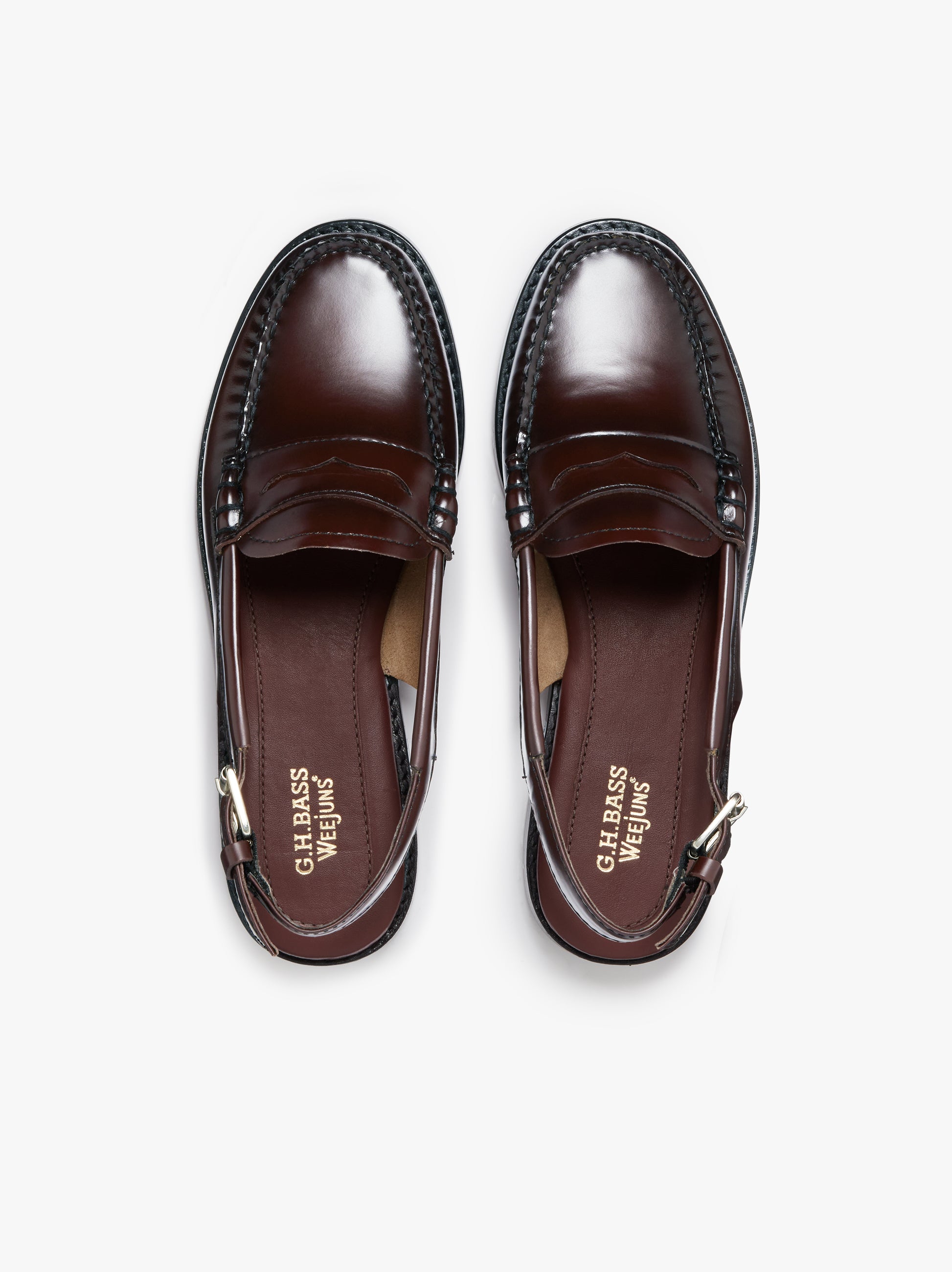 Weejuns Slingback Penny Loafers – G.H.BASS 1876
