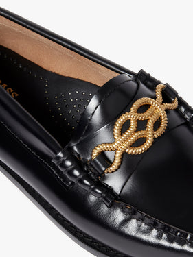 Weejuns Rope Brooch Penny Loafers