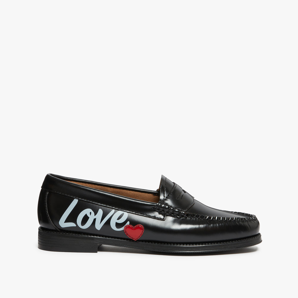 Easy Weejuns Penny Love Note Loafers