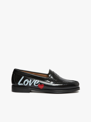 Easy Weejuns Penny Love Note Loafers