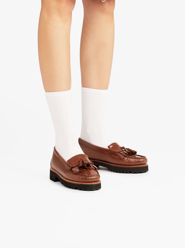 Quilty As Charged Cognac Loafers FINAL SALE