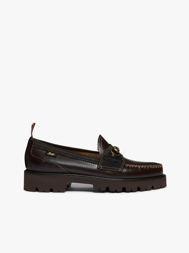 G.H.BASS x Nicholas Daley Weejuns Super Lug Lincoln Horsebit Loafers