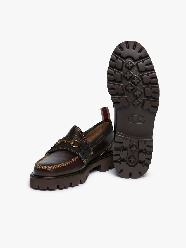 G.H.BASS x Nicholas Daley Weejuns Super Lug Lincoln Horsebit Loafers