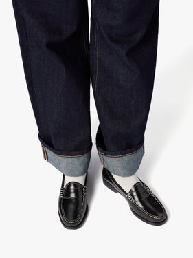 Easy Weejuns Penny Loafers Contrastitch