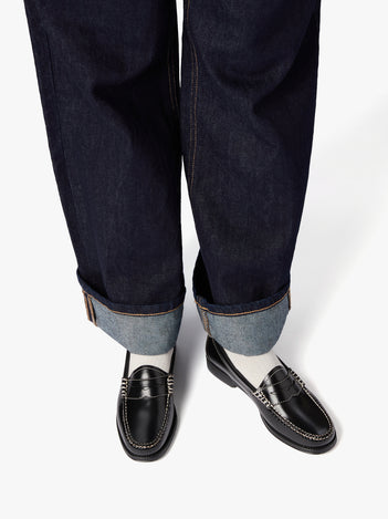 Easy Weejuns Penny Loafers Contrastitch