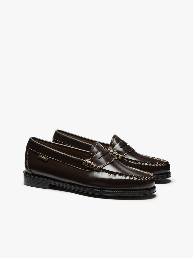 Easy Weejuns Penny Loafers Contrastitch