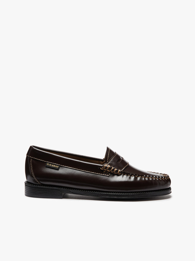 Easy Weejuns Penny Loafers Contrastitch