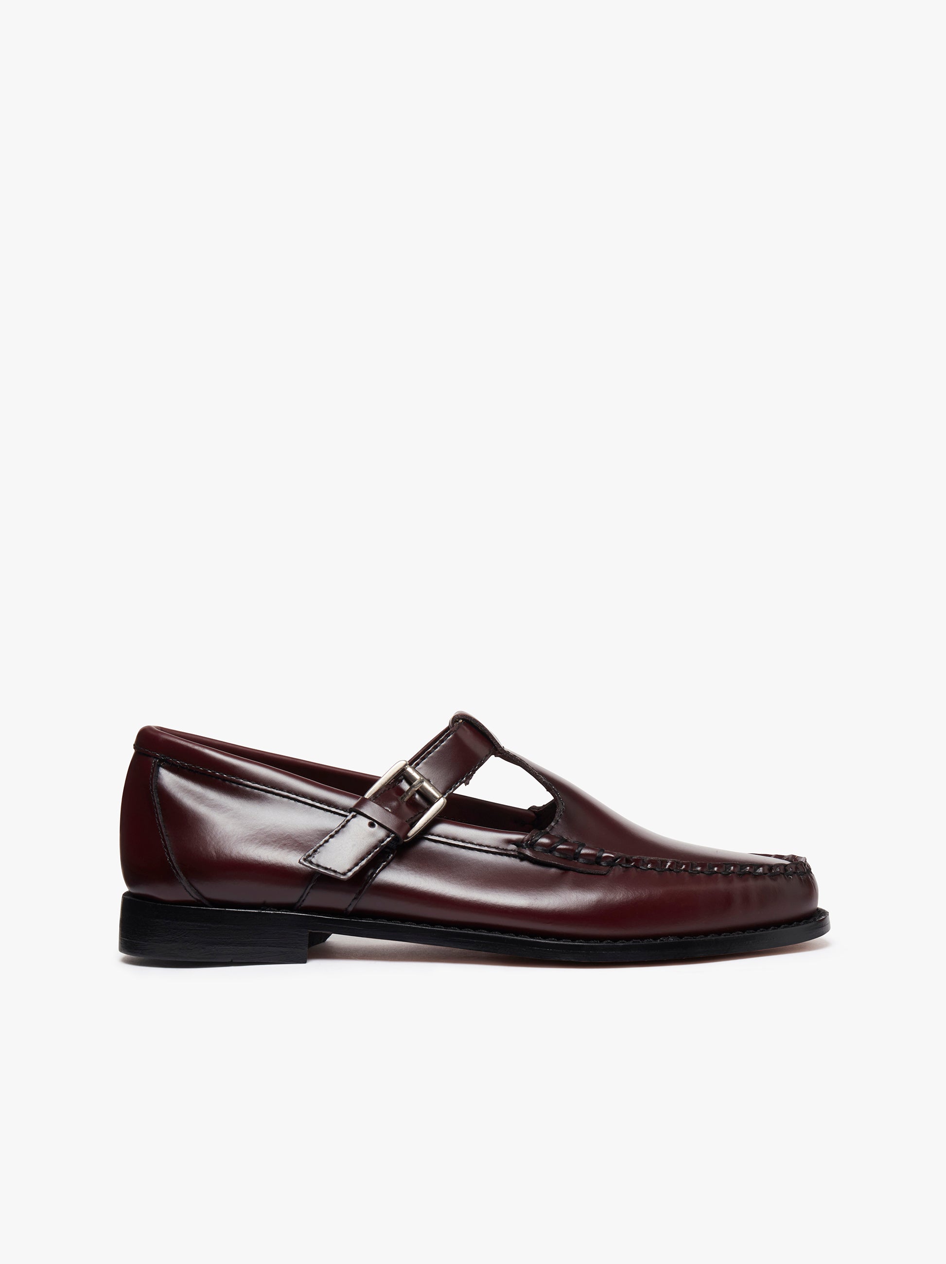 【NONCODE】Batmang Mary Jane loafer GHBBA02723_37_BAX4D907_WINE_on