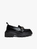 Platform Lug Chain Loafers