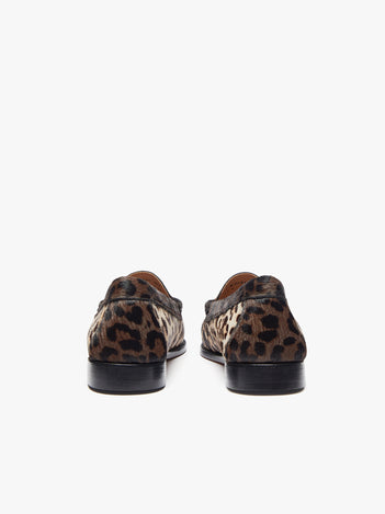 Whitney Leopard Penny Loafers