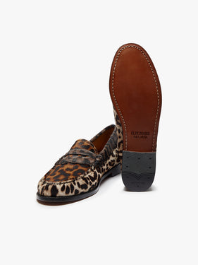 Whitney Leopard Penny Loafers