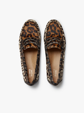 Whitney Leopard Penny Loafers