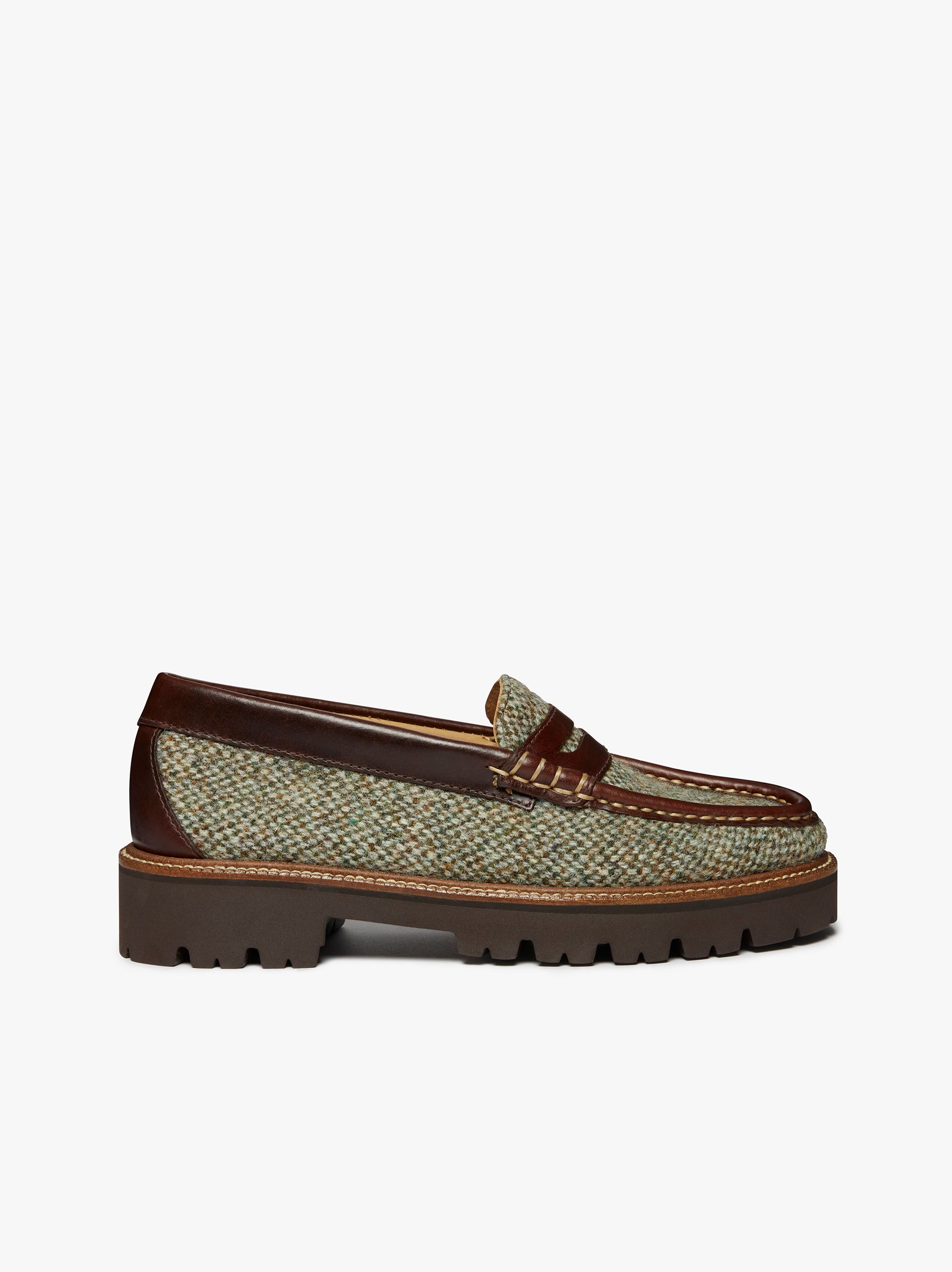 Brown Leather Fringe Tassel Loafer | Cordings US