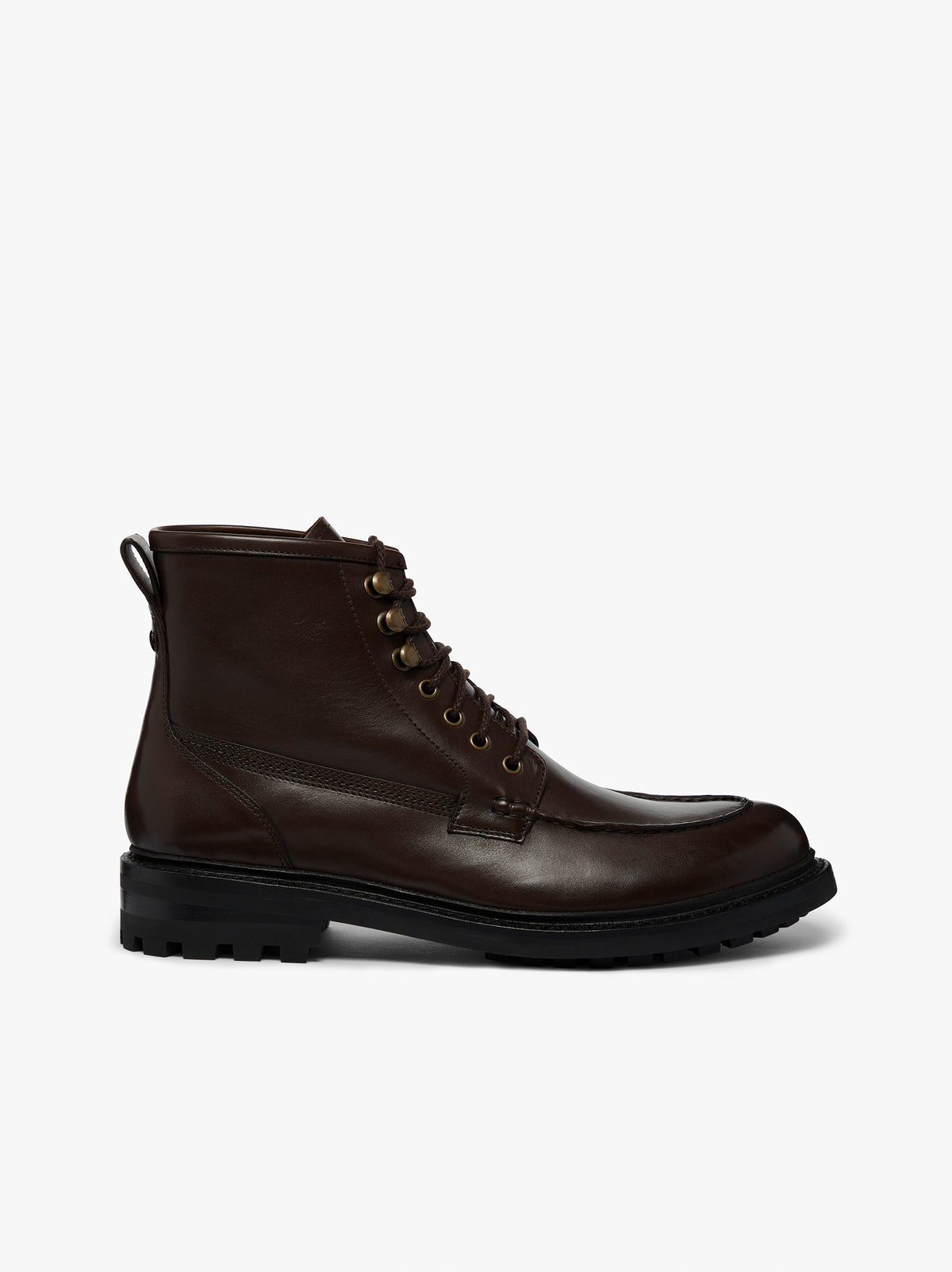 G.H. Bass & Co. Brown Leather Moc-Toe Combat Ankle Boots Men\'s Size 9 GH BASS -US 13 MENS CLAYTON BOOT | eBay main image 4