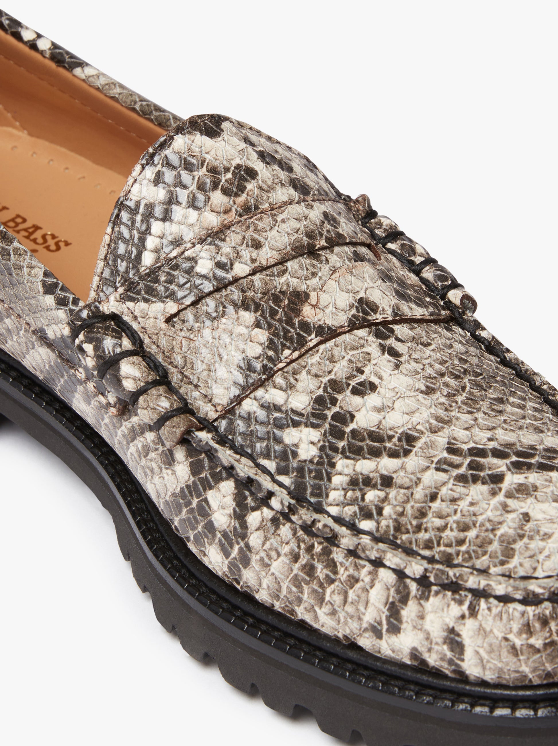 Men's snakeskin loafers on sale
