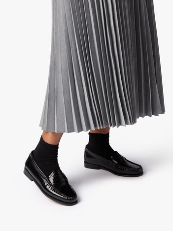KL x G.H.BASS Embossed Penny Loafers