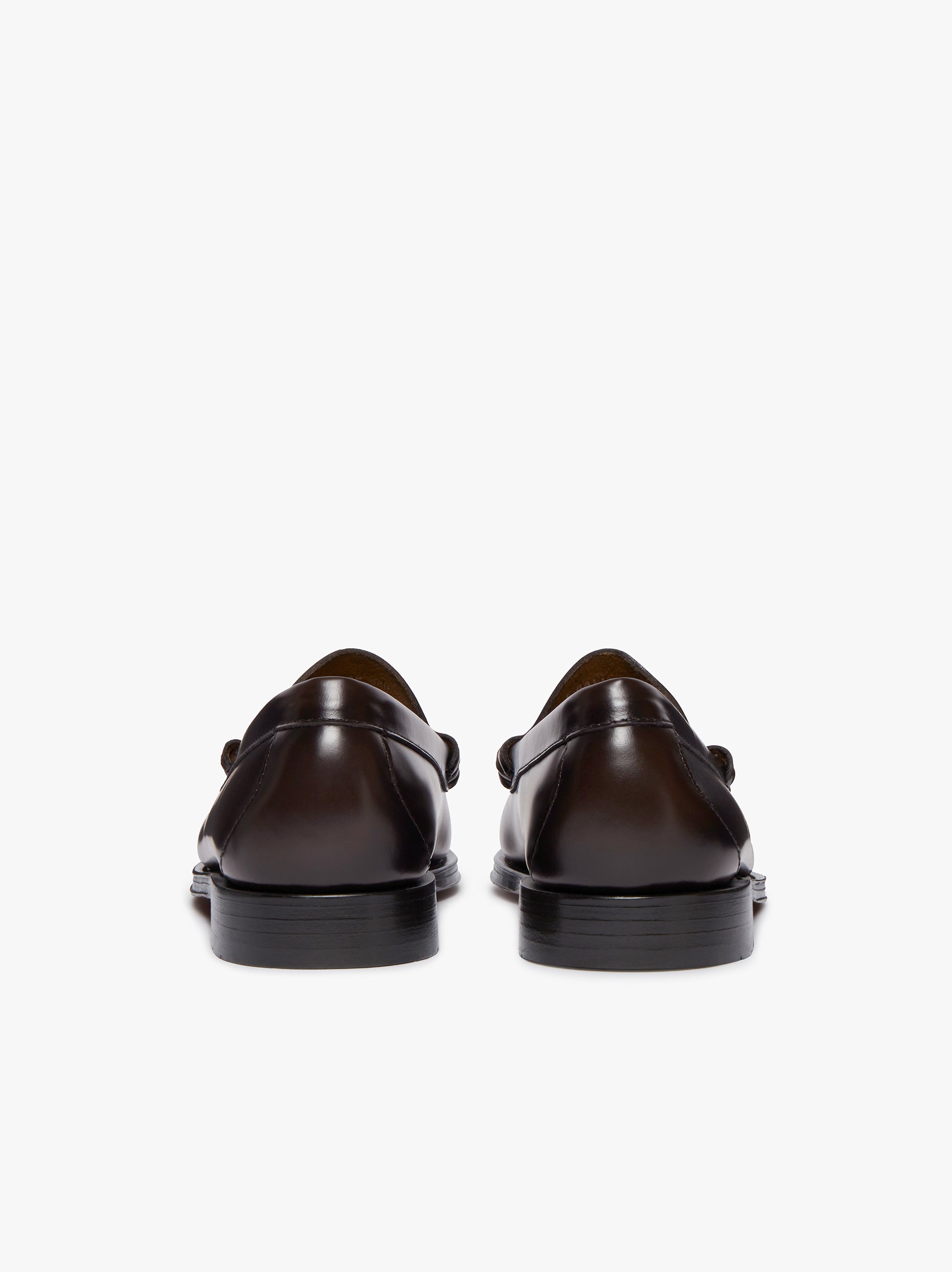 G.H.BASS Weejuns Larson Penny Loafers In a Chocolate Leather