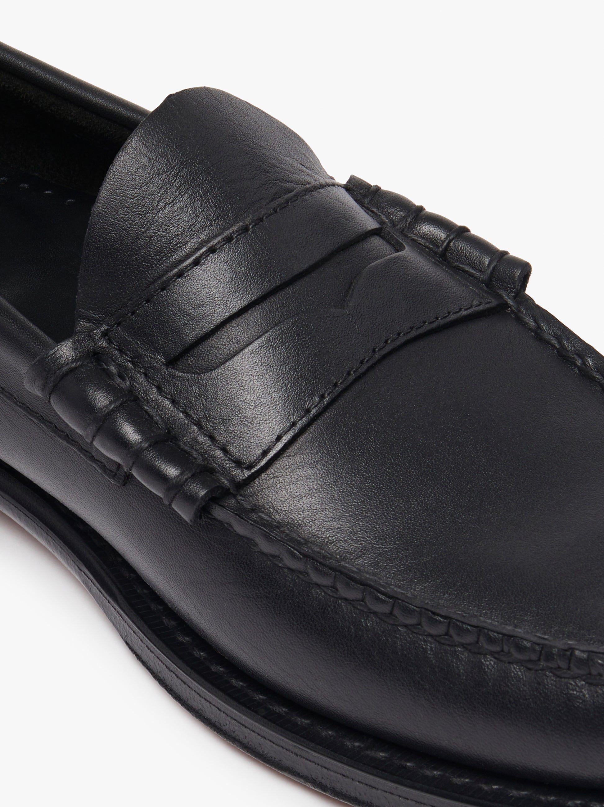 Soft leather sales penny loafers