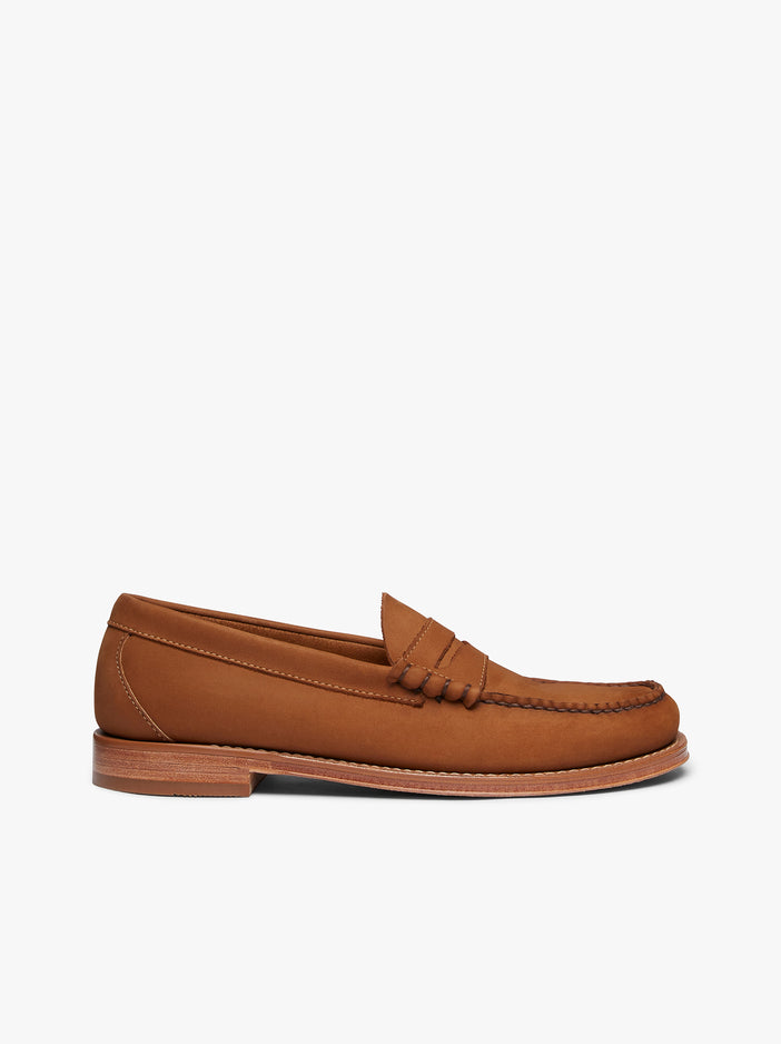 Nubuck Tan Loafer | Tan Penny Loafers – G.H.BASS 1876