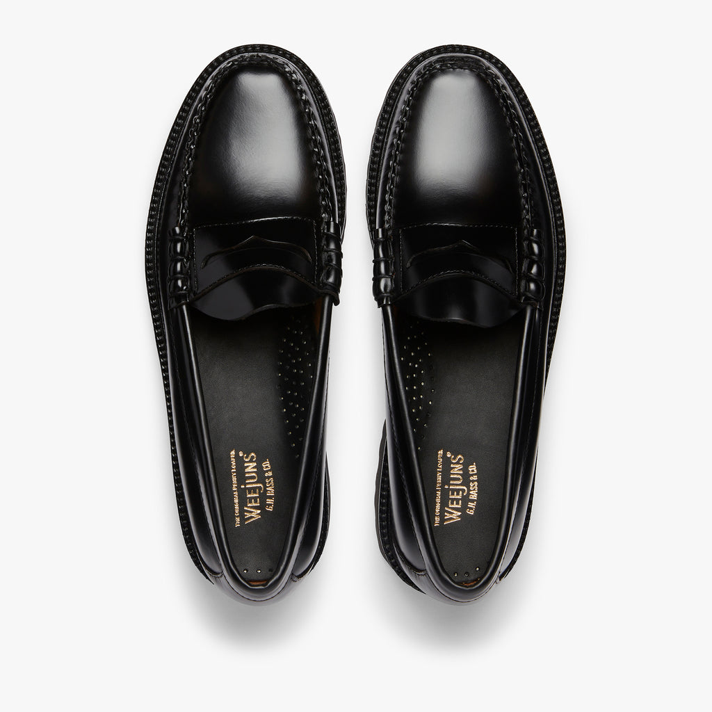 Black Loafers For Men | Bass Weejuns Larson 90S Loafer – G.H.BASS – G.H ...