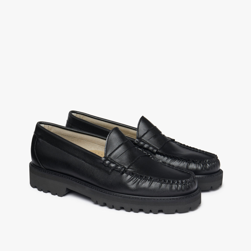 Vegan Leather Loafers Mens | Black Vegan Loafers – G.H.BASS