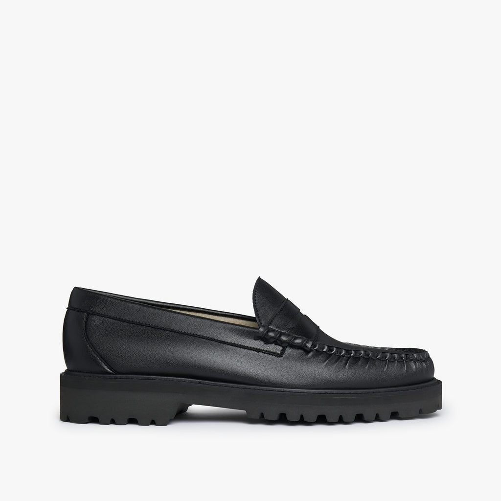 Vegan Leather Loafers Mens | Black Vegan Loafers – G.H.BASS – G.H.BASS 1876